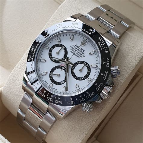 rolex daytona 2017 white dial|Rolex daytona value chart.